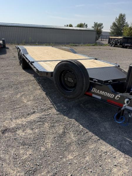 New 2026 Diamond C Trailers HXD210L22X102-PRO Extra Wide Tilt Trailer