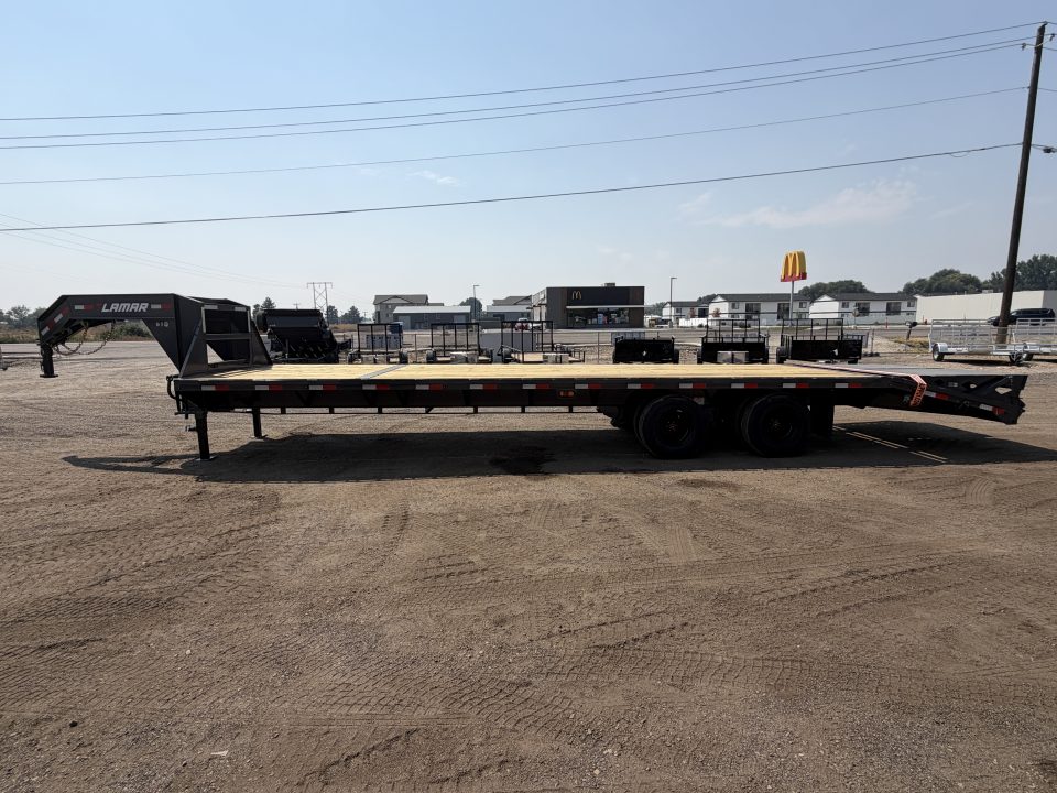 New 2027 Lamar 8X27+5 24K Gooseneck Equipment Trailer