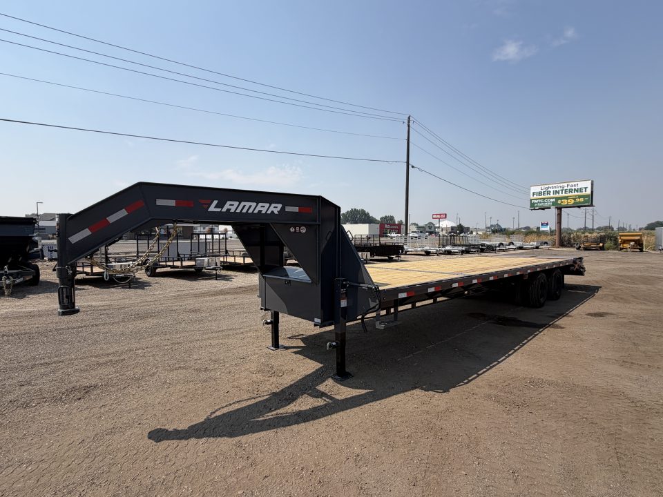 New 2027 Lamar 8X27+5 24K Gooseneck Equipment Trailer