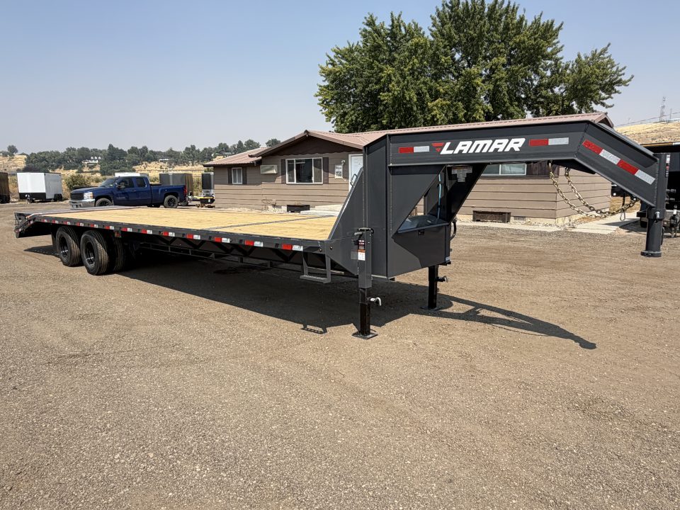 New 2027 Lamar 8X27+5 24K Gooseneck Equipment Trailer