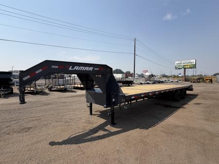 New 2027 Lamar 8X27+5 24K Gooseneck Equipment Trailer