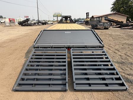 New 2027 Lamar 8X27+5 24K Gooseneck Equipment Trailer