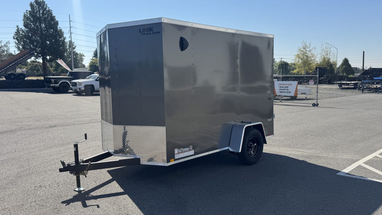 New 2027 Look Trailers 6 x 10 ST DLX Flat Top V-Nose 3K Cargo / Enclosed Trailer