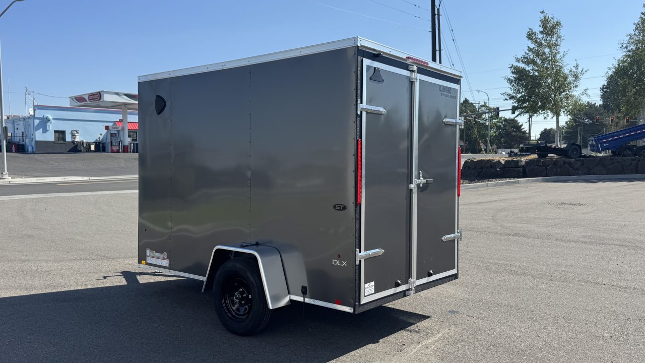 New 2027 Look Trailers 6 x 10 ST DLX Flat Top V-Nose 3K Cargo / Enclosed Trailer