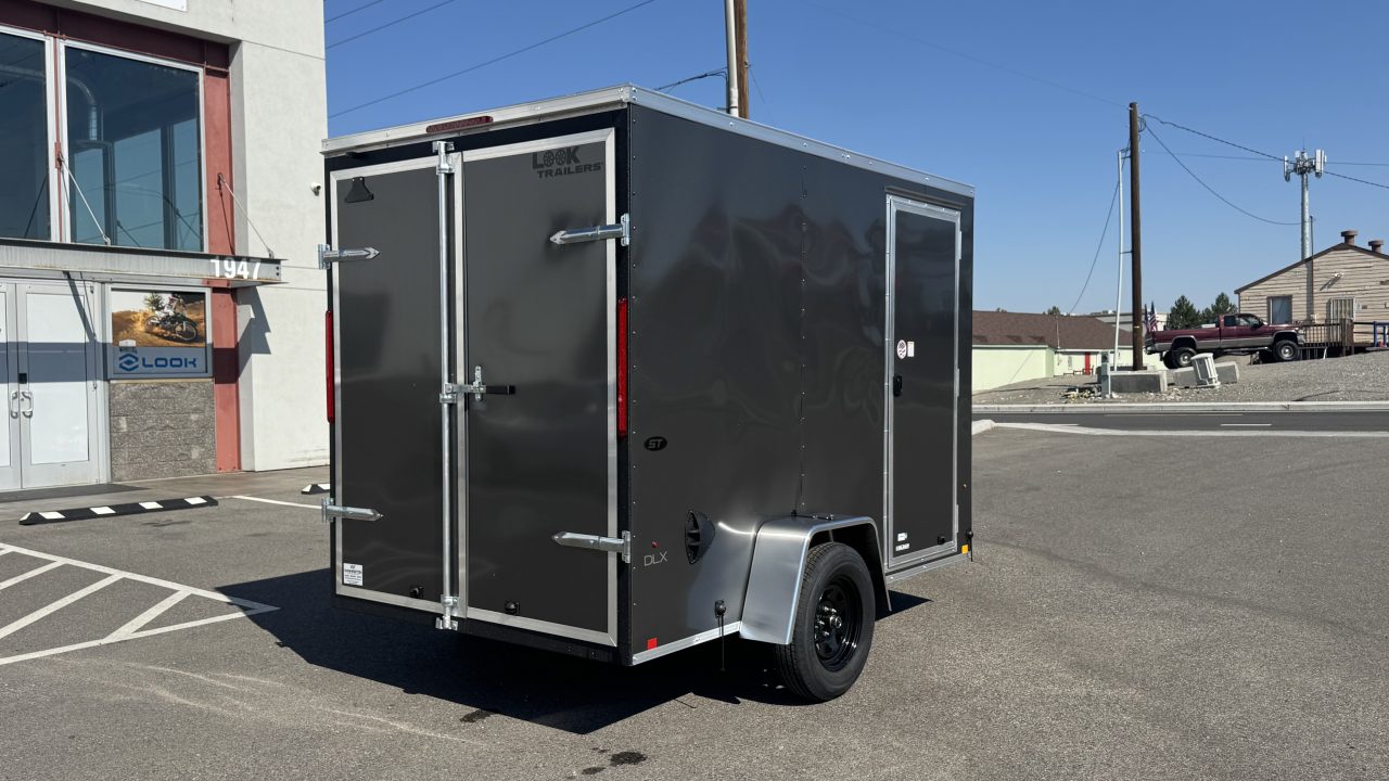 New 2027 Look Trailers 6 x 10 ST DLX Flat Top V-Nose 3K Cargo / Enclosed Trailer