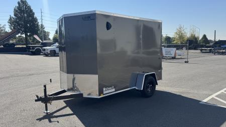 New 2027 Look Trailers 6 x 10 ST DLX Flat Top V-Nose 3K Cargo / Enclosed Trailer
