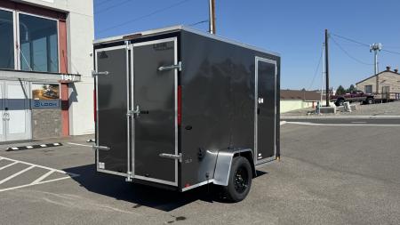 New 2027 Look Trailers 6 x 10 ST DLX Flat Top V-Nose 3K Cargo / Enclosed Trailer