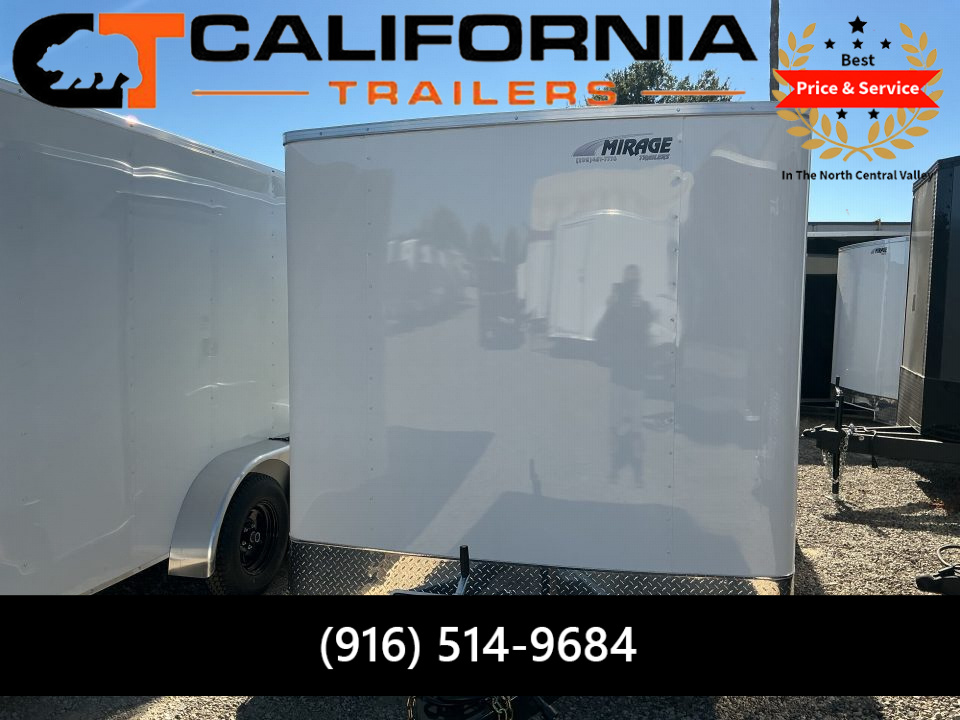 New 2027 Mirage Trailers 7x16 EXPO Cargo Flat Top Round Front 7K Cargo / Enclosed Trailer