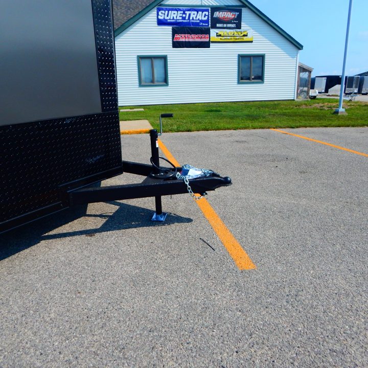 New 2027 Impact Trailers 7 x 16 Quake Flat Top V-Nose 7K Cargo / Enclosed Trailer