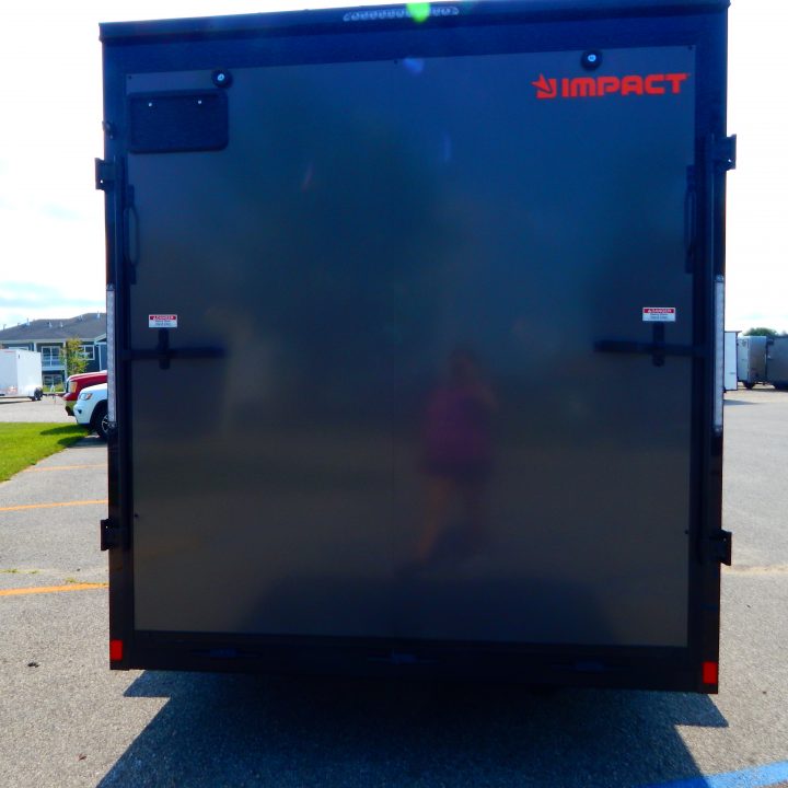 New 2027 Impact Trailers 7 x 16 Quake Flat Top V-Nose 7K Cargo / Enclosed Trailer