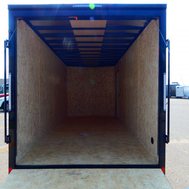 New 2027 Impact Trailers 7 x 16 Quake Flat Top V-Nose 7K Cargo / Enclosed Trailer