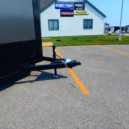New 2027 Impact Trailers 7 x 16 Quake Flat Top V-Nose 7K Cargo / Enclosed Trailer
