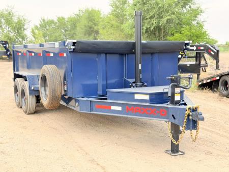 New 2027 MAXD 7-16 Telescopic Dump W/ 18 PLY Tire Upgrade 8K Axles