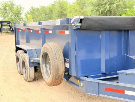 New 2027 MAXD 7-16 Telescopic Dump W/ 18 PLY Tire Upgrade 8K Axles