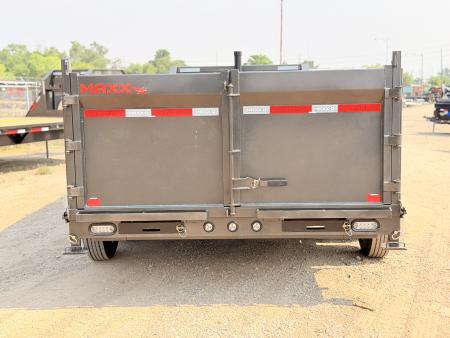 New 2027 MAXD 7-16 Telescopic Gooseneck Dump W/ 18 PLY TIre Upgrade 8K Axles