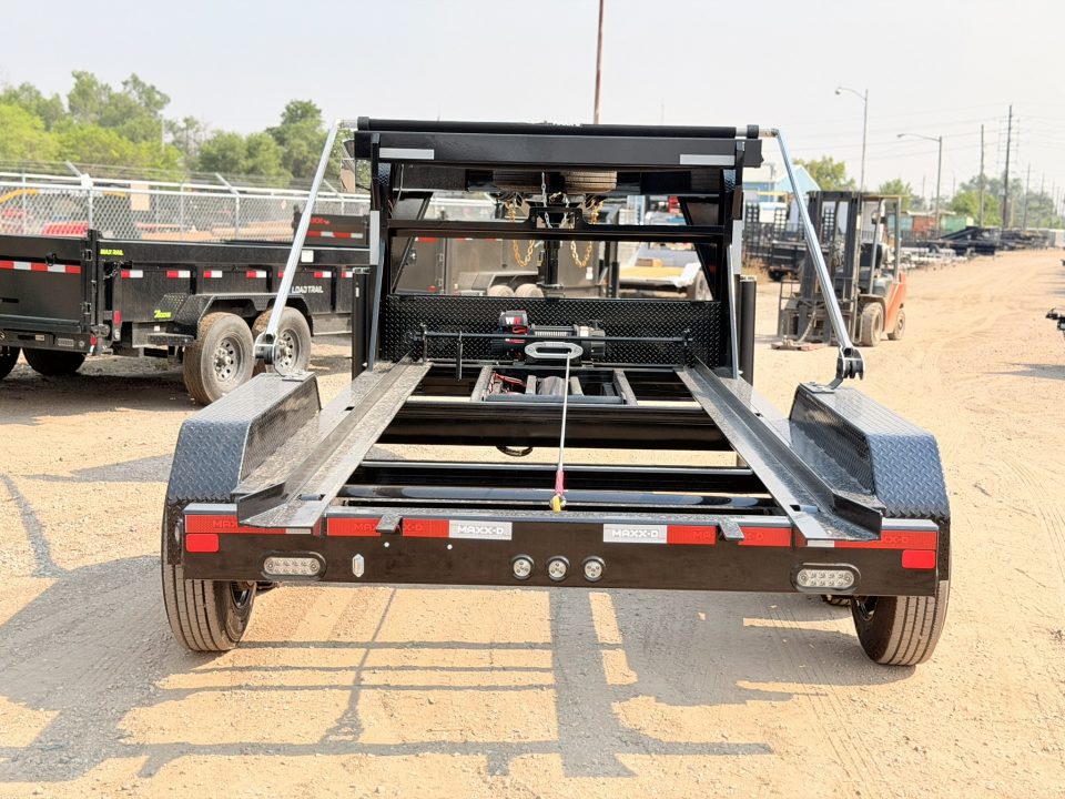 New 2027 MAXD 7-14 Gooseneck Roll-Off Dump W/ 18 PLY Tire Upgrade 8K Axles