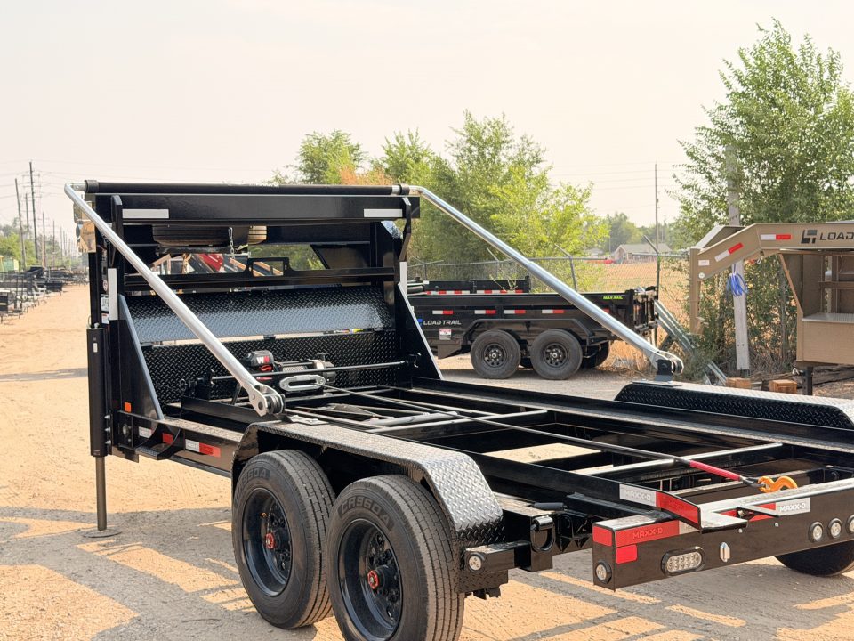 New 2027 MAXD 7-14 Gooseneck Roll-Off Dump W/ 18 PLY Tire Upgrade 8K Axles