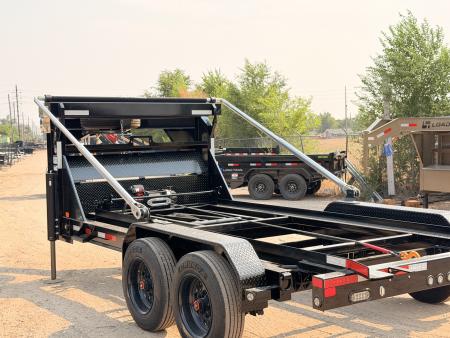 New 2027 MAXD 7-14 Gooseneck Roll-Off Dump W/ 18 PLY Tire Upgrade 8K Axles