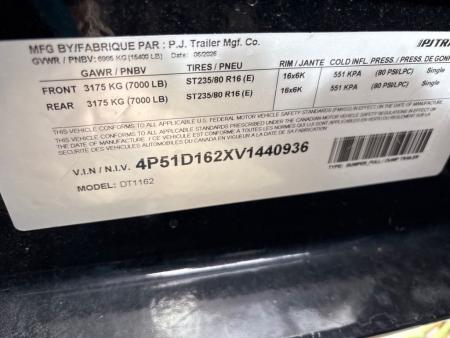 New 2027 PJ Trailers DT1J1672BSSK Dump Trailer