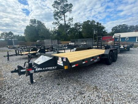 New 2027 Hillcrest Trailers 14222SE 7x24 14k Equipment Trailer