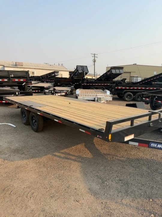 New 2026 Sure-Trac 8.5 X 20 LOW PROFILE DECKOVER FLATBED 10K Deckover Trailer