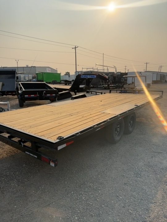 New 2026 Sure-Trac 8.5 X 20 LOW PROFILE DECKOVER FLATBED 10K Deckover Trailer