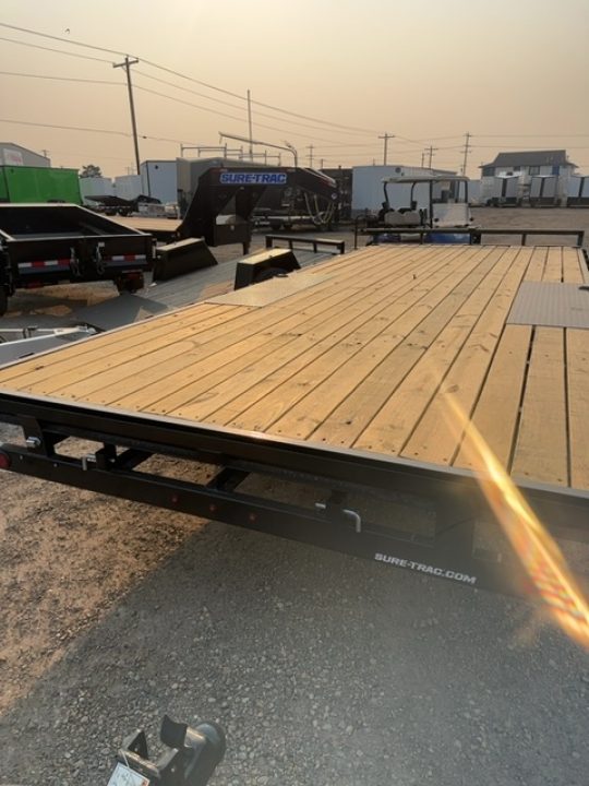 New 2026 Sure-Trac 8.5 X 20 LOW PROFILE DECKOVER FLATBED 10K Deckover Trailer