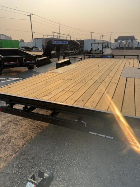 New 2026 Sure-Trac 8.5 X 20 LOW PROFILE DECKOVER FLATBED 10K Deckover Trailer
