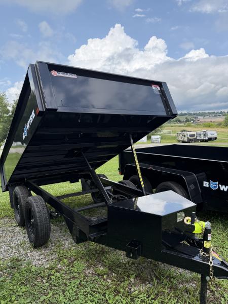 New 2027 BWise 6x10 Deckover Dump Trailer w/ One Piece Gate (7K GVW)
