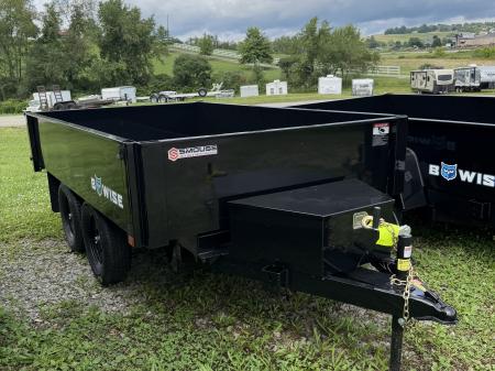 New 2027 BWise 6x10 Deckover Dump Trailer w/ One Piece Gate (7K GVW)