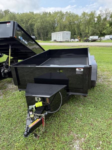 New 2027 BWise 6x10 Deckover Dump Trailer w/ One Piece Gate (7K GVW)