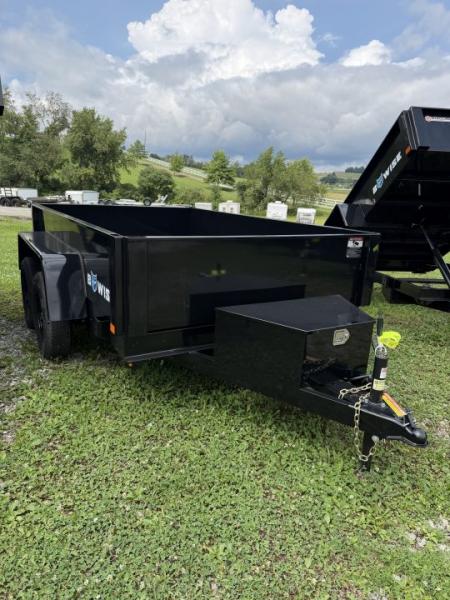 New 2027 BWise 6x10 Deckover Dump Trailer w/ One Piece Gate (7K GVW)