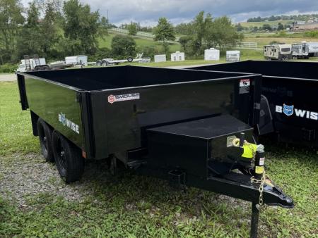 New 2027 BWise 6x10 Deckover Dump Trailer w/ One Piece Gate (7K GVW)