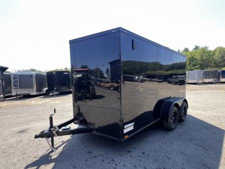 New 2026 Panther Cargo 7x12 +2ft V-Nose /.080 Polycore /6'6" Interior Height/ Plywood Reinforced Roof- 7000 GVW