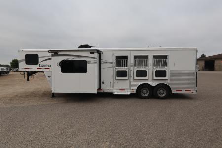 Used 2016 Lakota 3 Horse LQ Trailer