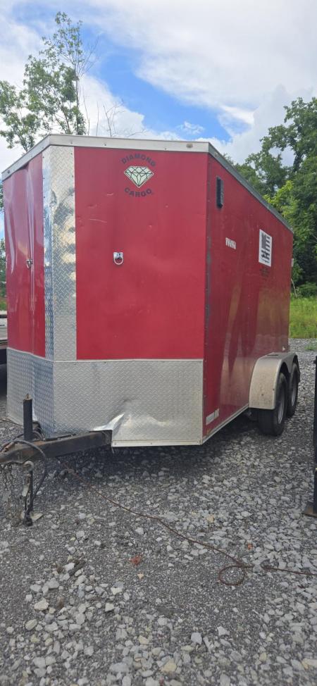 Used Repo 2022 Diamond Cargo 6x12 TA Cargo / Enclosed Trailer
