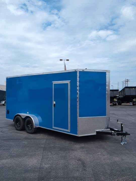 New 2026 Maximum Cargo 7' X 16' V-NOSE ENCLOSED TRAILER/ 5 YEAR WARRANTY