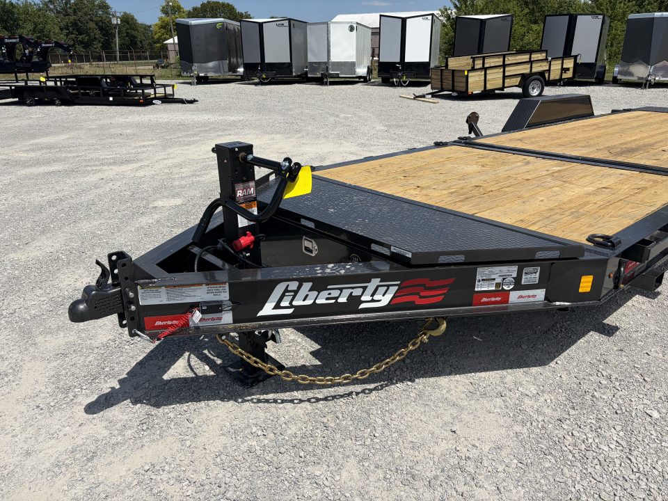 New 2026 Liberty LT16K83X22SPB8WF (83" X 22') 17.5K Partial Tilt Equipment Trailer