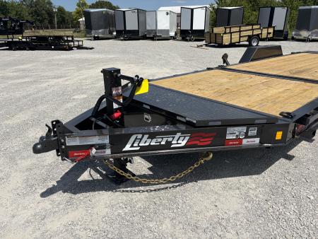 New 2026 Liberty LT16K83X22SPB8WF (83" X 22') 17.5K Partial Tilt Equipment Trailer