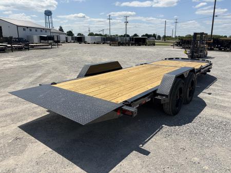 New 2026 Liberty LT16K83X22SPB8WF (83" X 22') 17.5K Partial Tilt Equipment Trailer