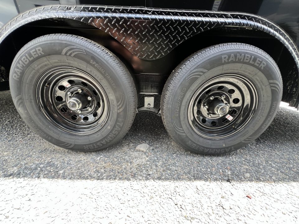 New 2027 Titanium 8.5x20 Tandem Axle Enclosed Cargo Trailer – Black Stealth Blackout Package
