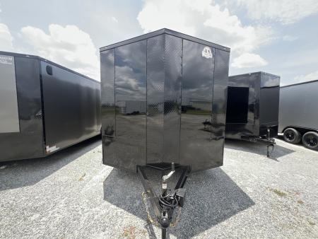 New 2027 Titanium 8.5x20 Tandem Axle Enclosed Cargo Trailer – Black Stealth Blackout Package