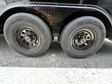 New 2027 Titanium 8.5x20 Tandem Axle Enclosed Cargo Trailer – Black Stealth Blackout Package