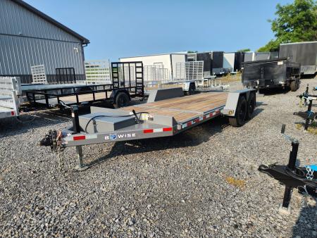 Used 2024 BWISE TGS15 82x20 Tilt Deck Equipment Trailer