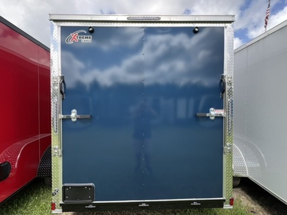 New 2027 Xtreme Cargo 7x14 Tandem Axle Enclosed Cargo Trailer – Indigo Blue Polycore