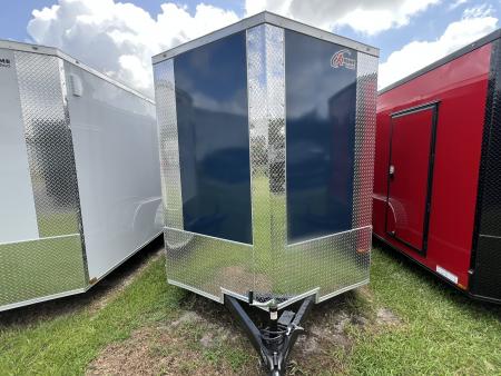 New 2027 Xtreme Cargo 7x14 Tandem Axle Enclosed Cargo Trailer – Indigo Blue Polycore
