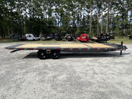 New 2026 2026 Diamond C DET210 Flatbed Trailer, 10K Axles, Hydraulic Tilt & Jacks, 8.5x26 (20ft Tilt+6ft Stationary) #17k Payload