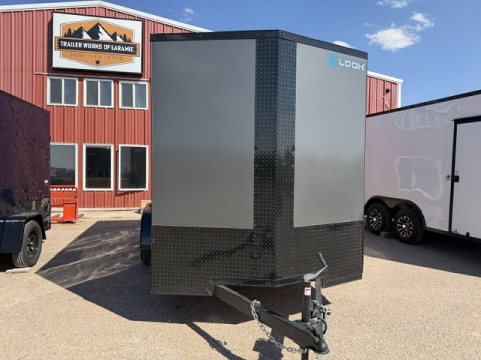 New 2027 LOOK TRAILERS-7x14- 7K- Charcole/Black out Package