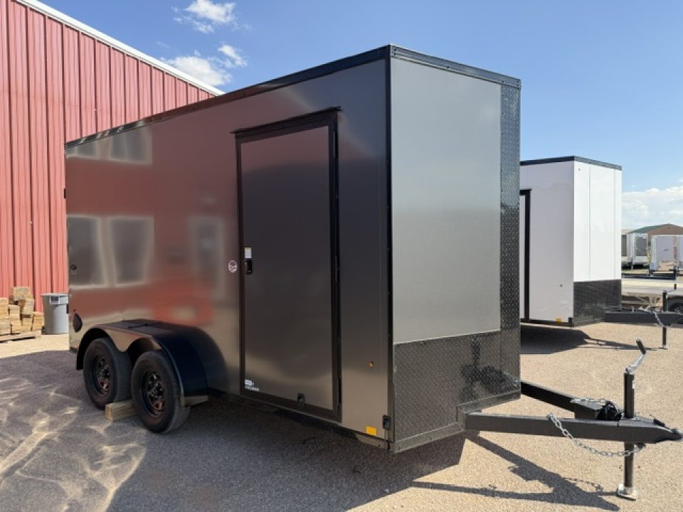 New 2027 LOOK TRAILERS-7x14- 7K- Charcole/Black out Package