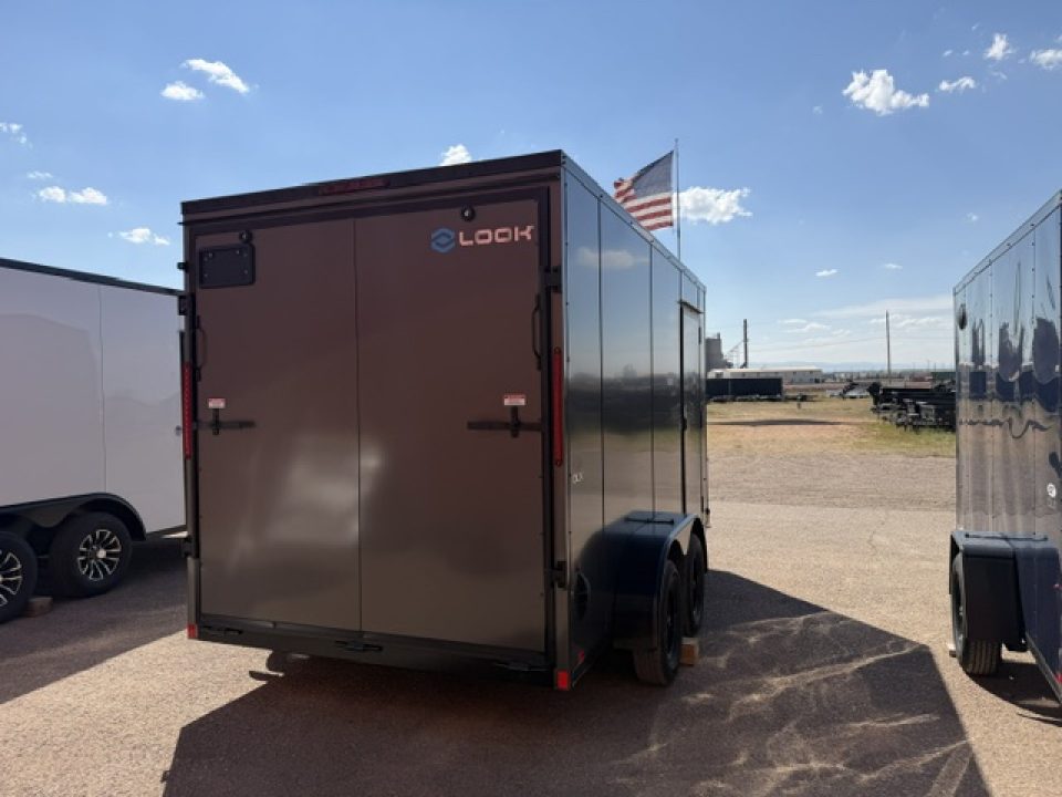 New 2027 LOOK TRAILERS-7x14- 7K- Charcole/Black out Package